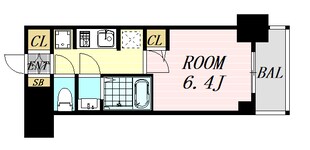 S-RESIDENCE江坂の物件間取画像